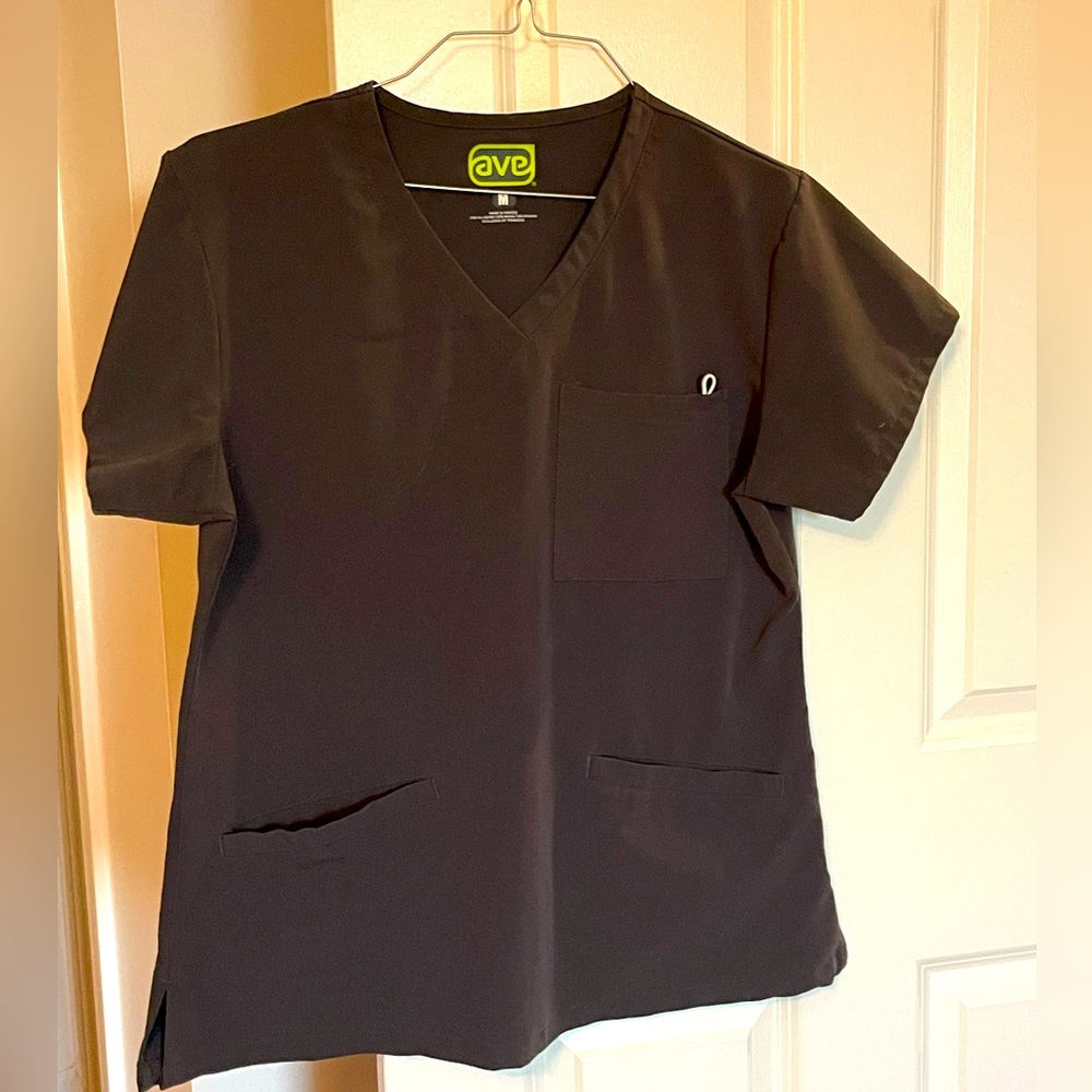 Charcoal AVE Berkeley Scrub Top